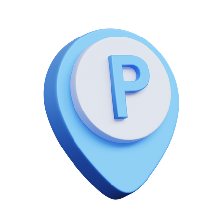 Parking Location  3D Icon