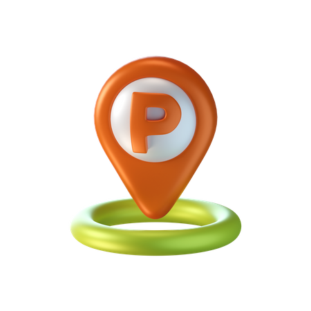 Parking Location  3D Icon