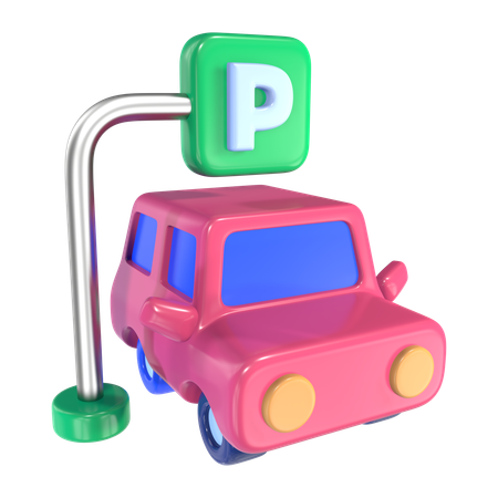 Parking Lot  3D Icon