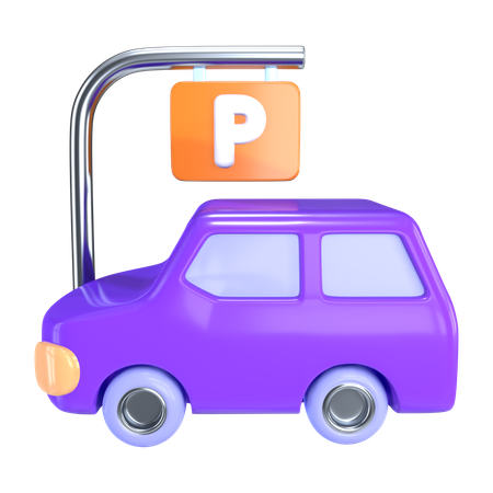 Parking Lot  3D Icon