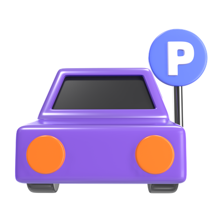 Parking Lot  3D Icon