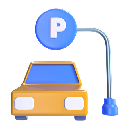 Parking Lot  3D Icon