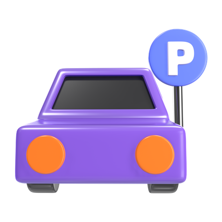 Parking Lot  3D Icon