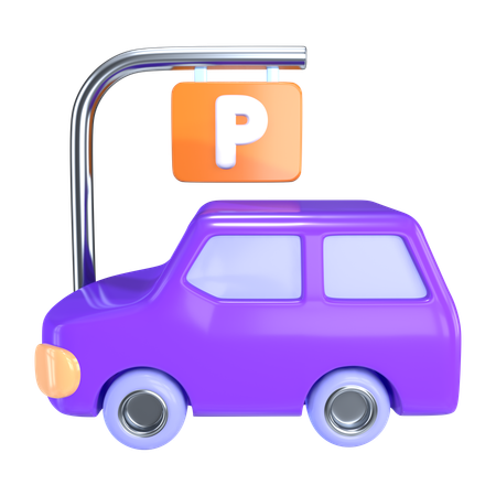 Parking Lot  3D Icon