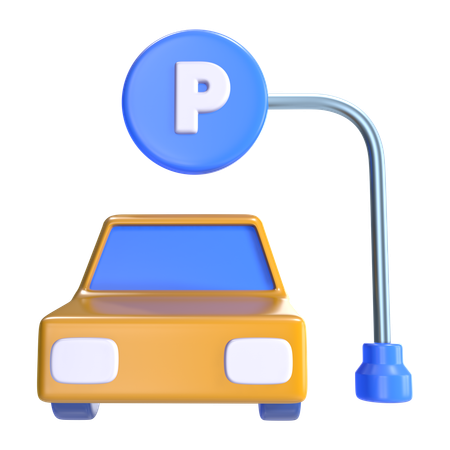 Parking Lot  3D Icon