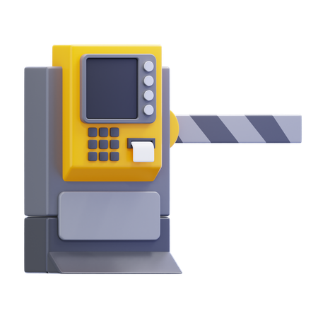 Machine de stationnement  3D Icon