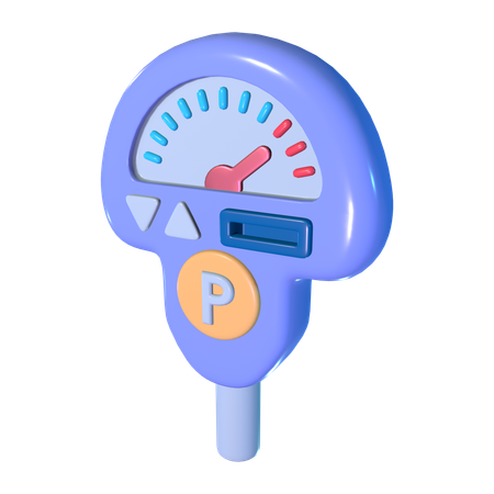 Parking Meter  3D Icon