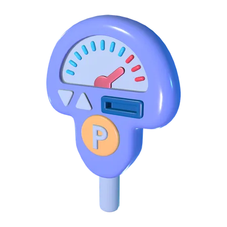 Parking Meter  3D Icon