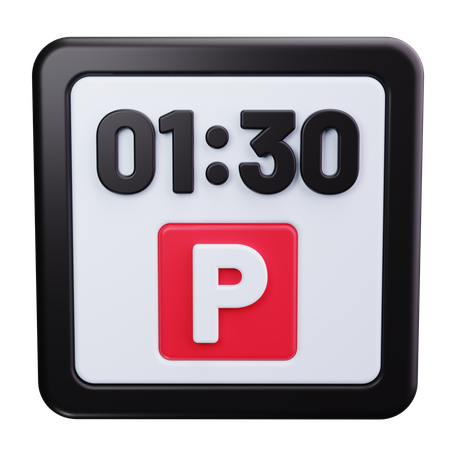 Parking Meter  3D Icon