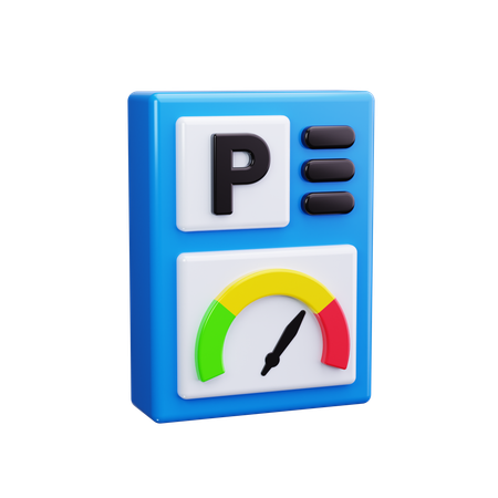 Parking Meter  3D Icon