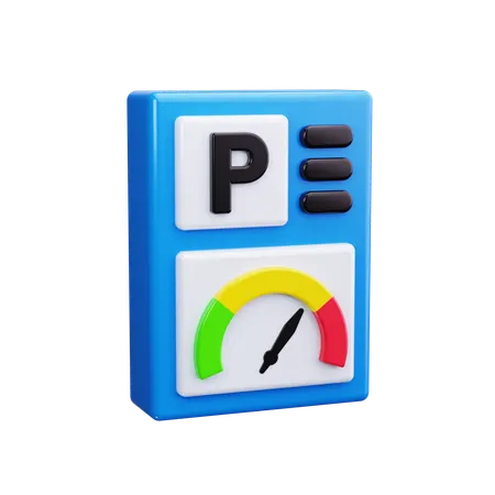 Parking Meter  3D Icon