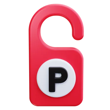 Parking Permit  3D Icon