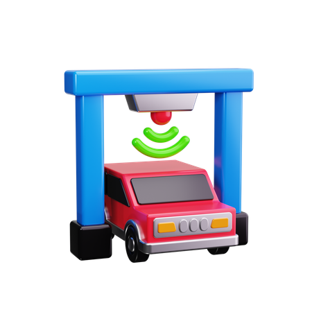 Parking Sensor  3D Icon