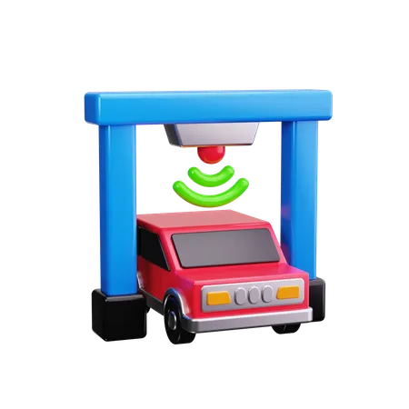 Parking Sensor  3D Icon