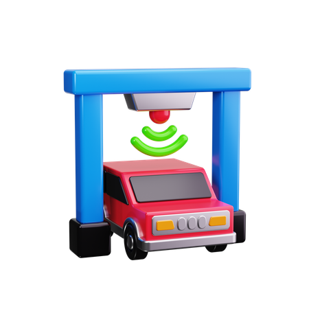 Parking Sensor  3D Icon