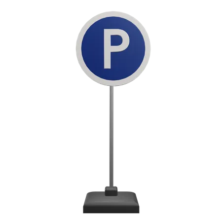 Parking Sign  3D Icon