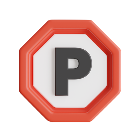 Parking Sign  3D Icon