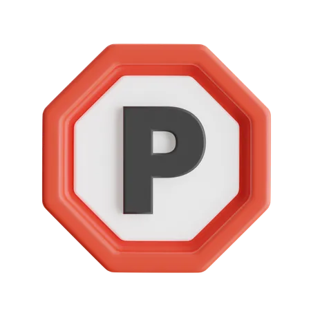 Parking Sign  3D Icon