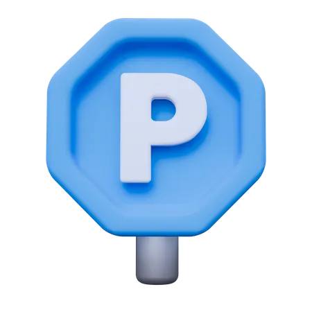 Parking Sign  3D Icon