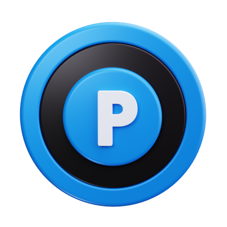 Parking Sign  3D Icon