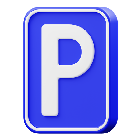 Parking Sign  3D Icon