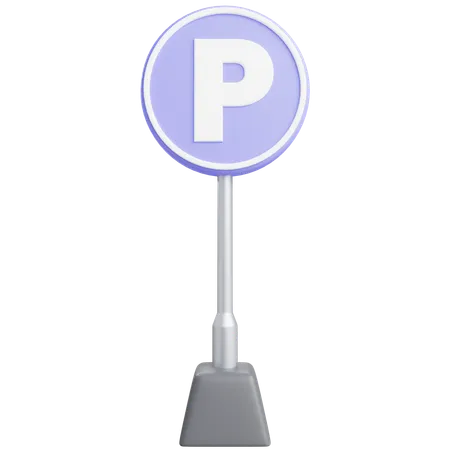 Parking Sign  3D Icon