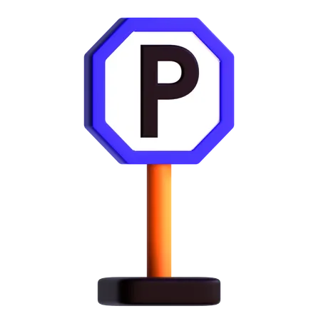 Parking Sign  3D Icon