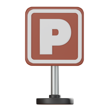 Parking Sign  3D Icon