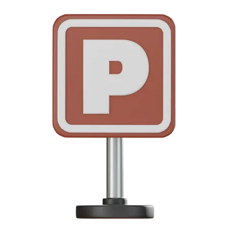 Parking Sign  3D Icon