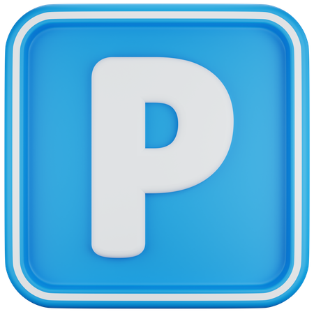 Parking Sign  3D Icon