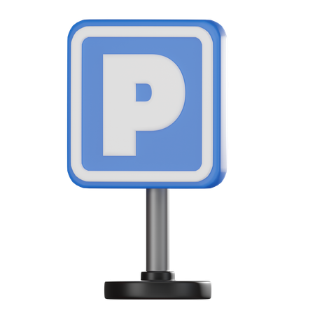 Parking Sign  3D Icon