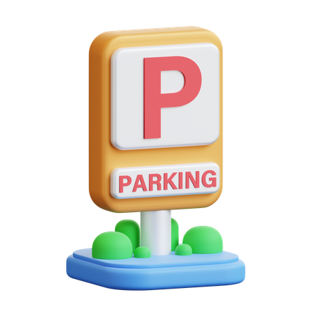 Parking Sign  3D Icon