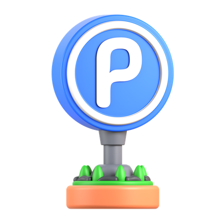 Parking Sign  3D Icon