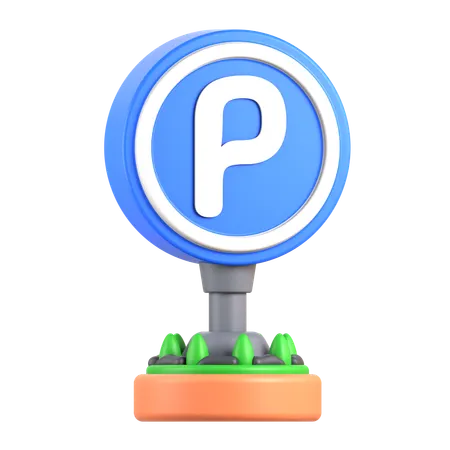 Parking Sign  3D Icon