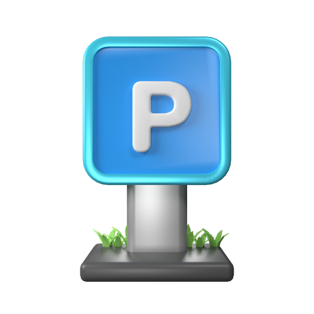 Parking Sign  3D Icon