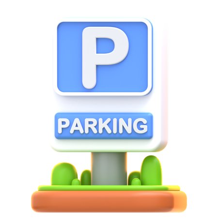 Parking Sign  3D Icon