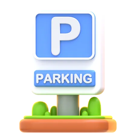 Parking Sign  3D Icon