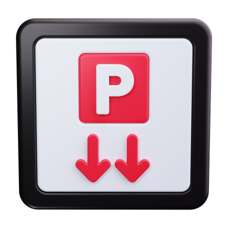 Parking Sign  3D Icon