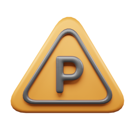 Parking Sign  3D Icon