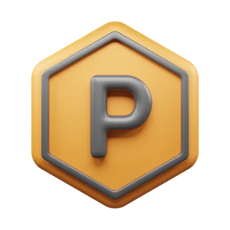 Parking Sign  3D Icon