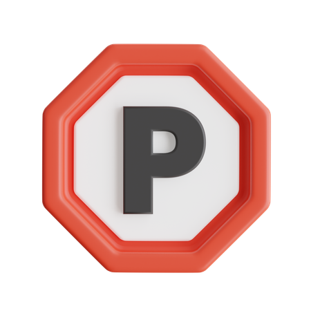 Parking Sign  3D Icon