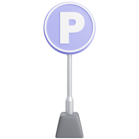 Parking Sign  3D Icon