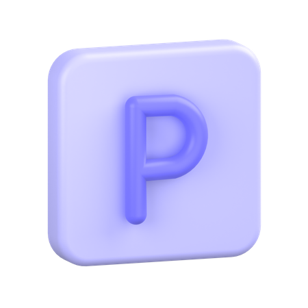 Parking-sign 3D Icon