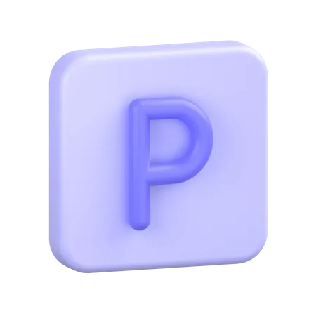 Parking-sign 3D Icon