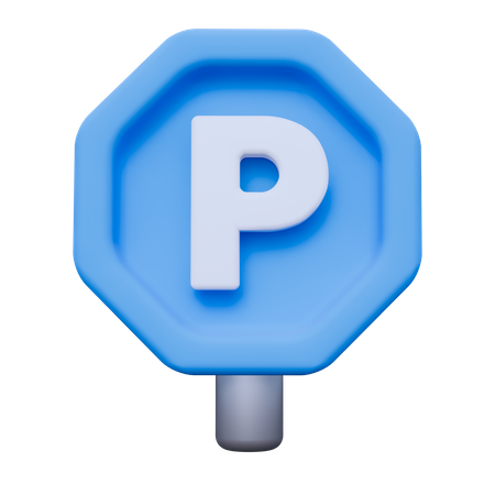 Parking Sign  3D Icon