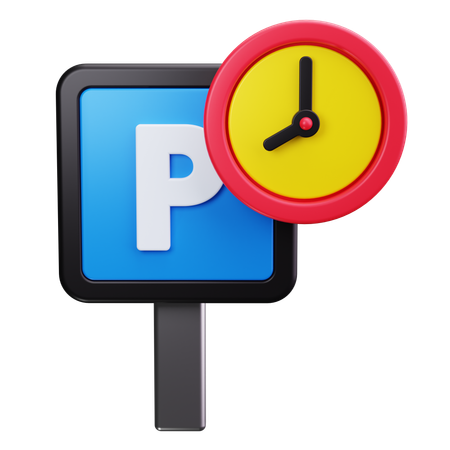 Parking Time  3D Icon