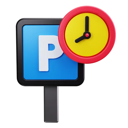 Parking Time  3D Icon