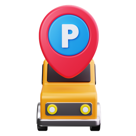 Parking  3D Icon