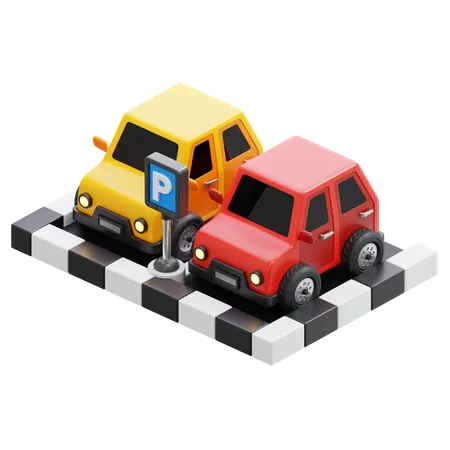 Parkplatz  3D Icon