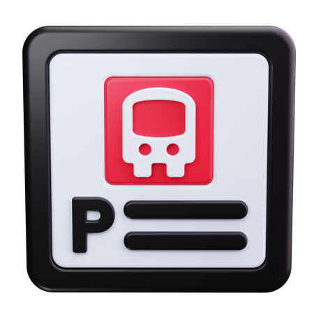 Parkplatz  3D Icon